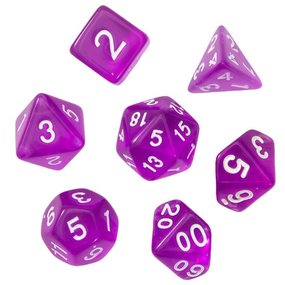 Acrylic Dice ‌‌New Crystal Clear Polyhedral ‌New Crystal Clear Polyhedral